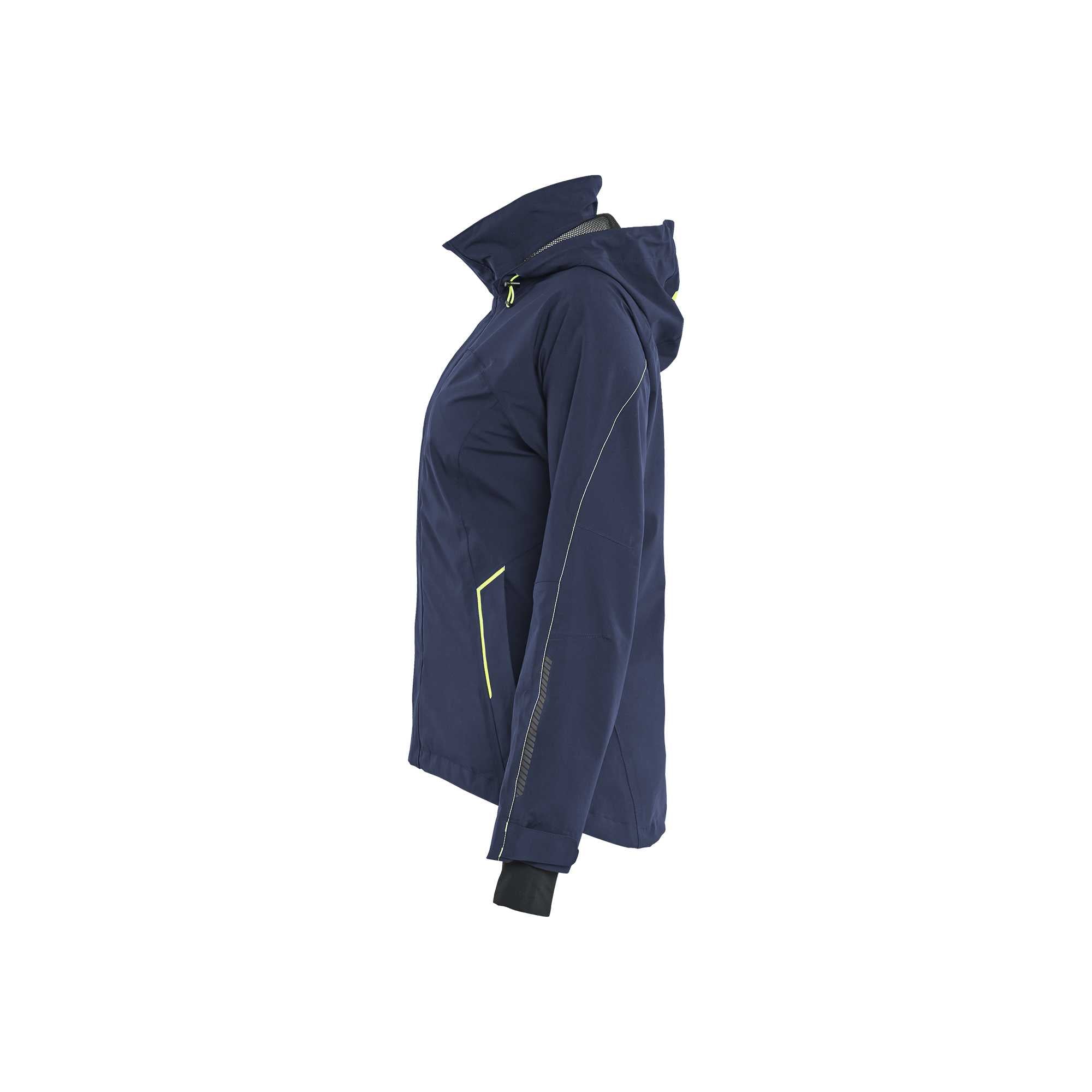 BLAKLADER 44031917 Women's Shell Jacket Stretch Hi Vis Reflective Shell Work Jacket WOMEN - Waterproof